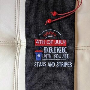 The "Star & Stripes" 4th of July Bottle Holder